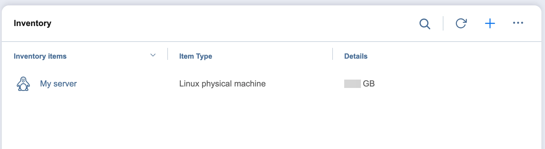 Server backup using INTROSERV Backup service